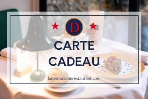 Carte Cadeau Digitale Restaurant La D Mocratie Paris Tables Mousset