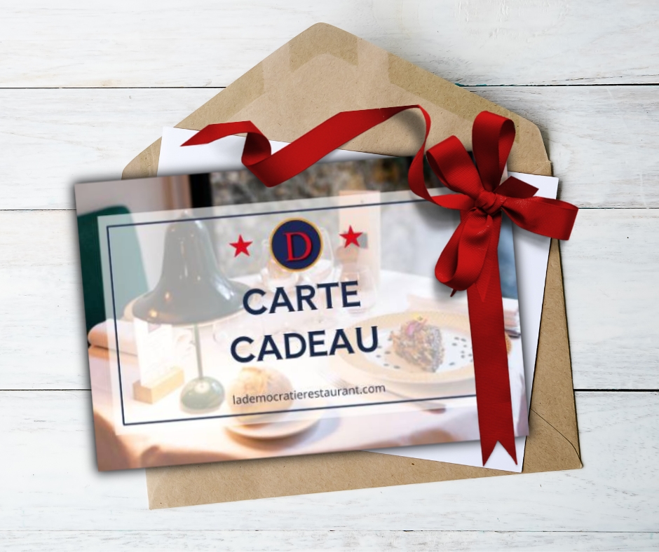 Restaurant La Démocratie - Carte Cadeau à offrir
