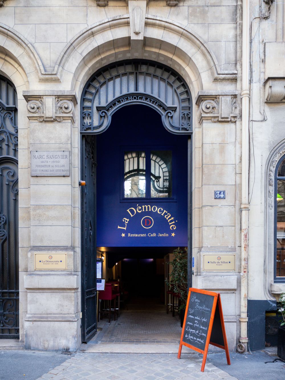 Restaurant La Démocratie à Paris